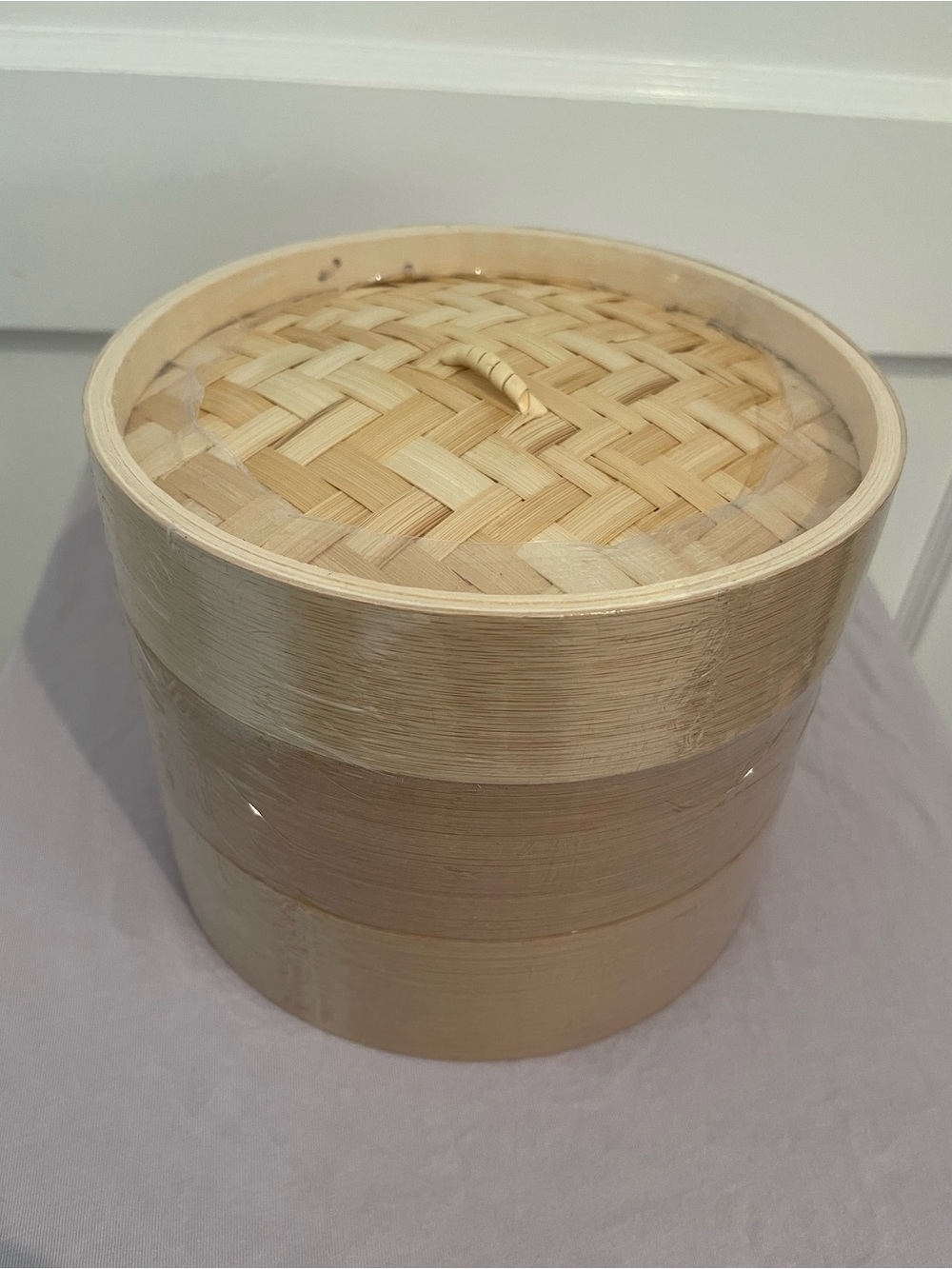 Bamboo Steamer Small Mini 7” Cooking Steam Dumplings Dim Sum Cuisine New